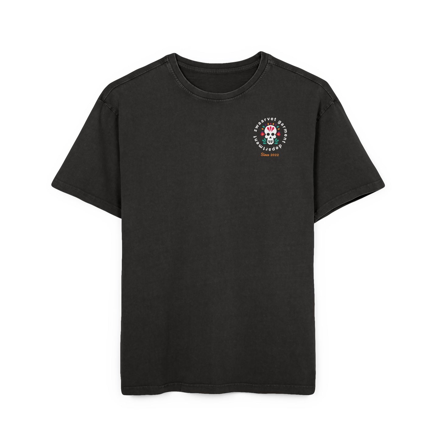 La Fiesta - Black Acid Washed Tee