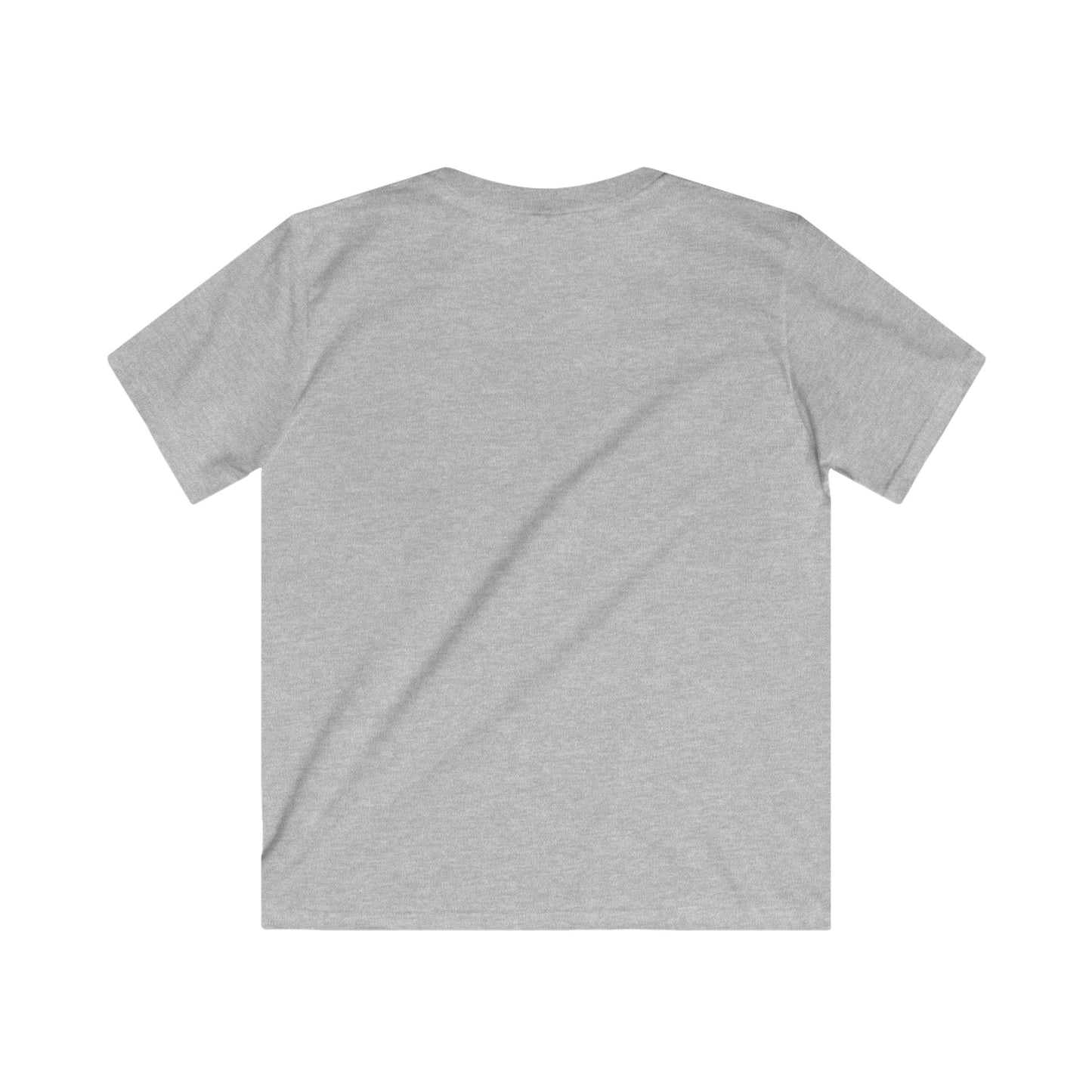 Floral Blob - Heather Gray Kids Tee