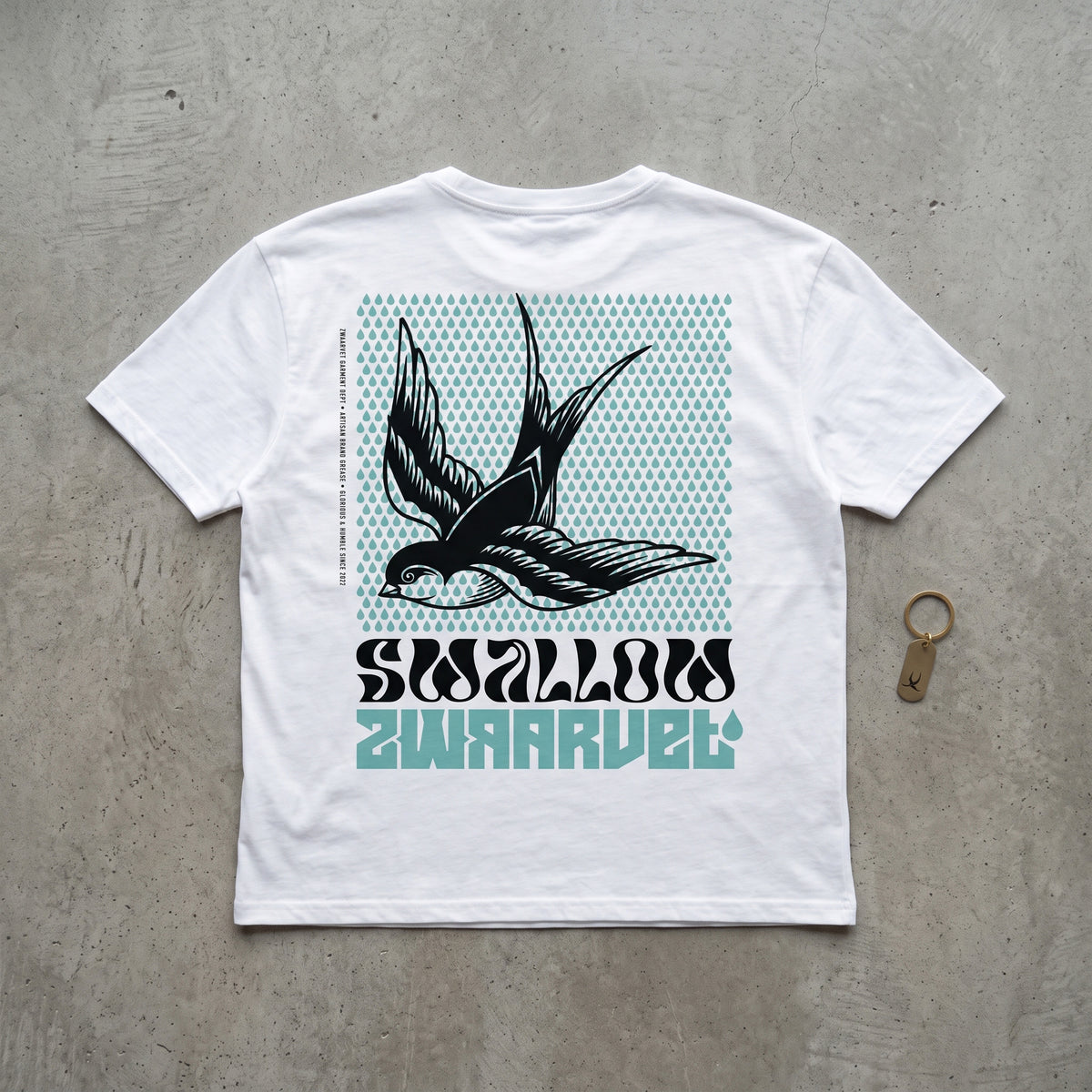 Swallow - White Soft Tee