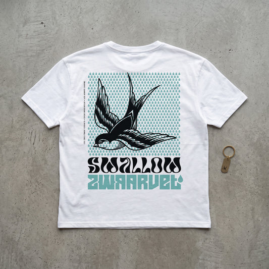 Swallow - White Soft Tee