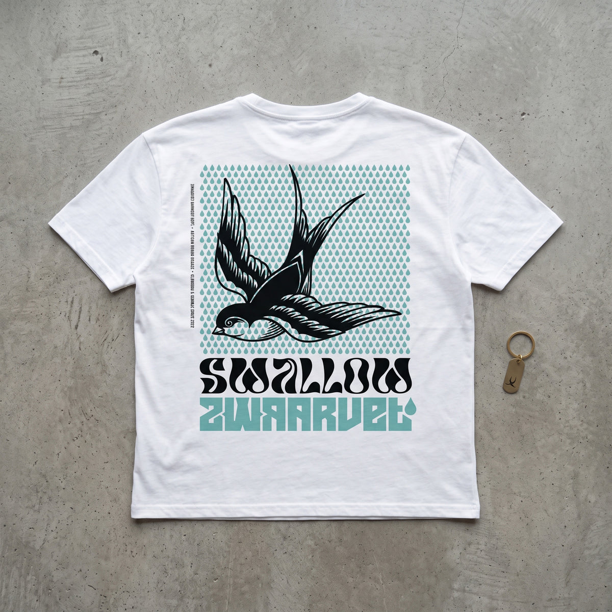 Swallow - White Soft Tee