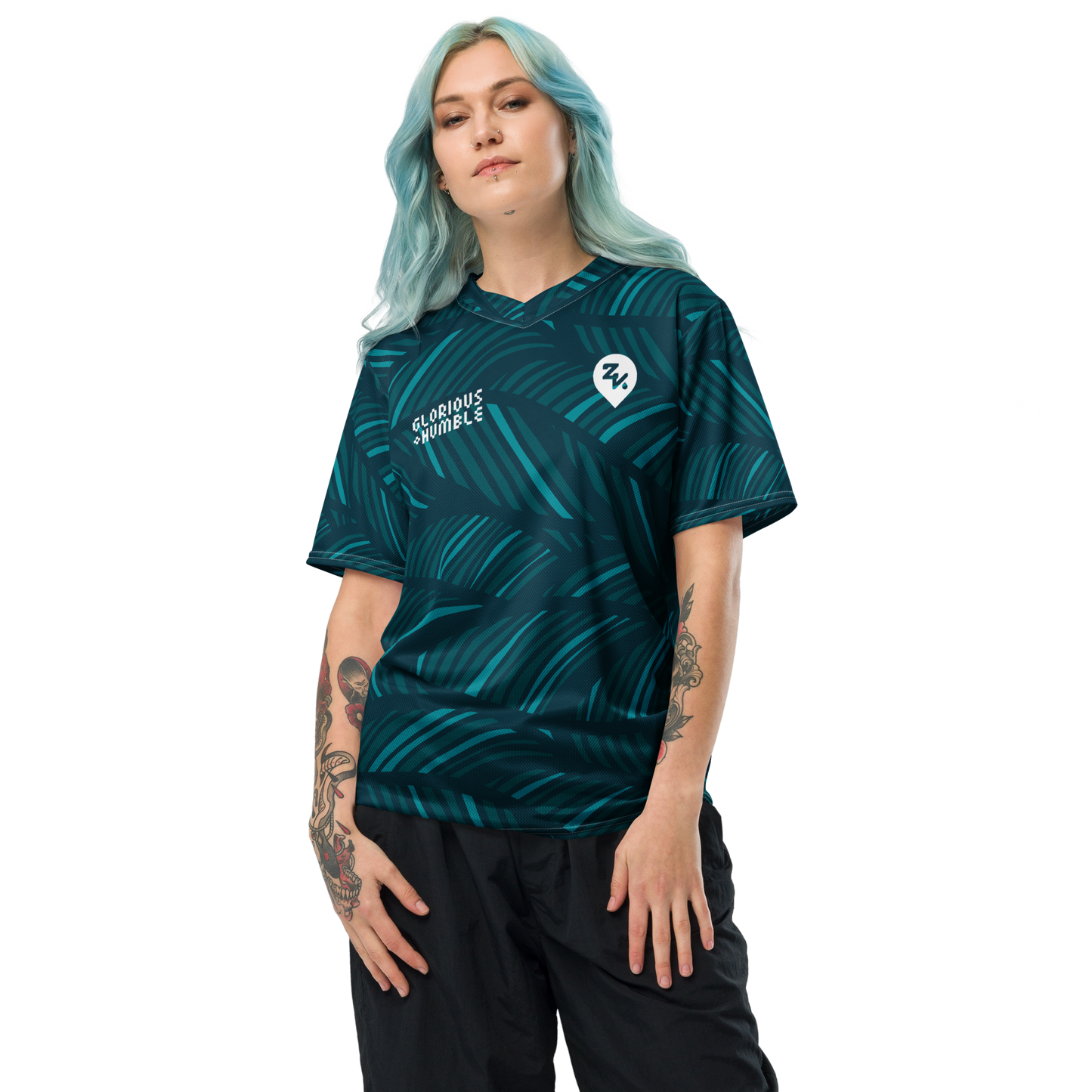 Recycled unisex sports jersey