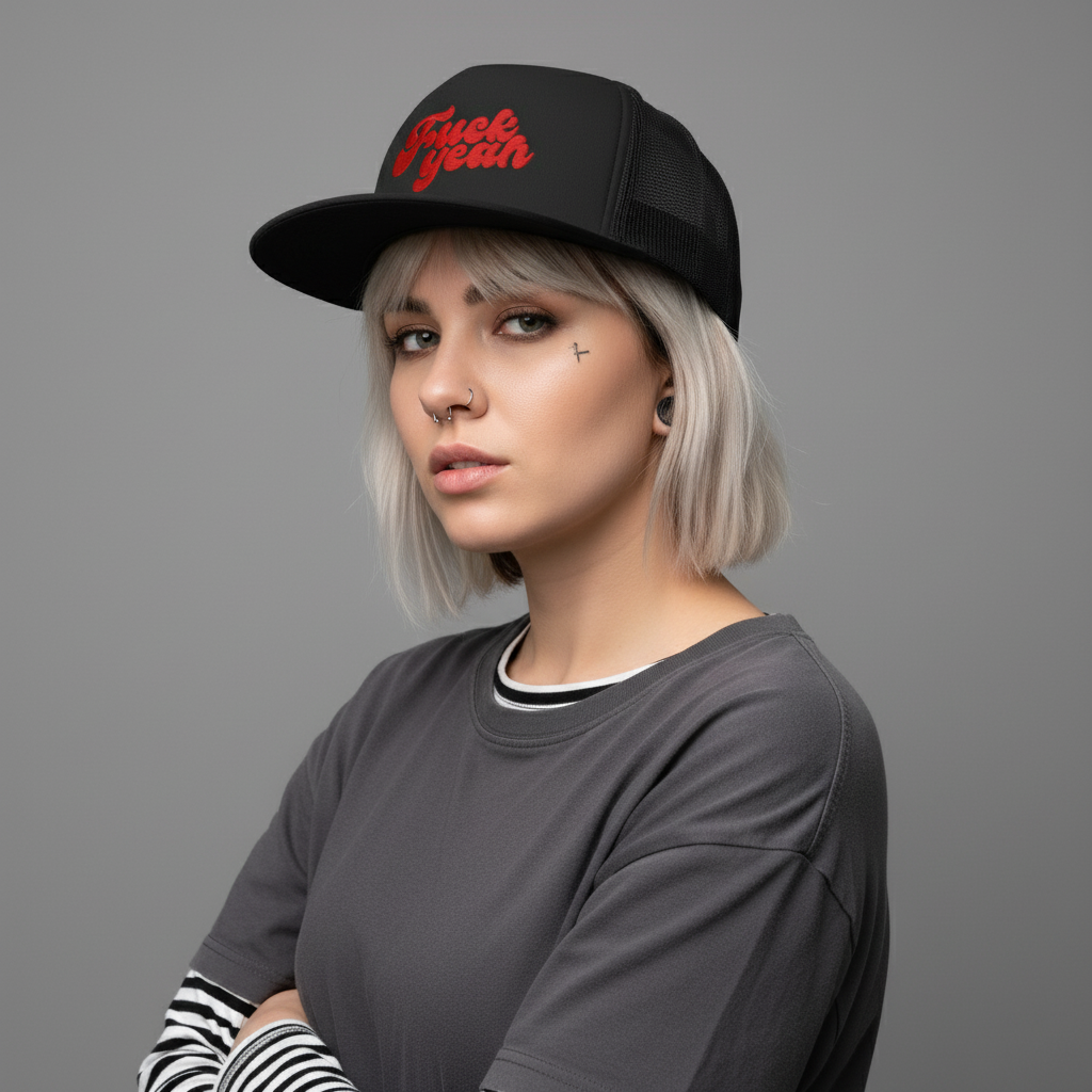Fuck Yeah Trucker Cap