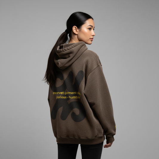 Major Z Faded Brown Hoodie