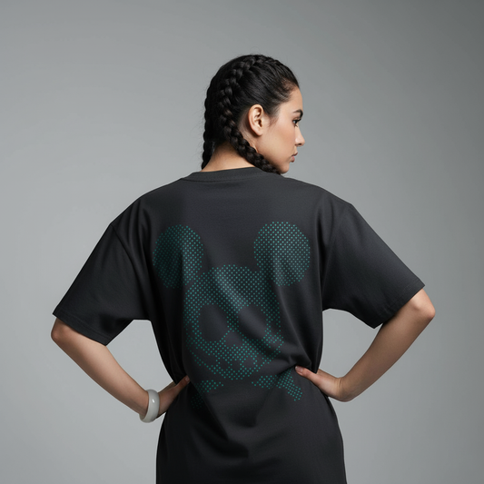 Mirate Pickey - Boxy Black Tee