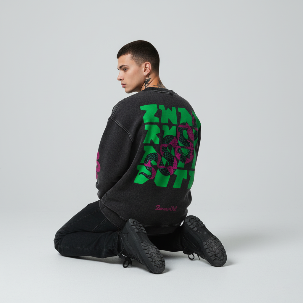 The Antidote - Oversized Faded Sweatshirt