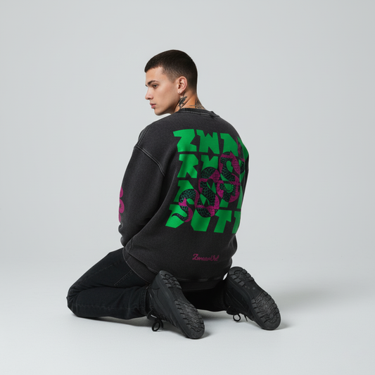 The Antidote - Oversized Faded Sweatshirt