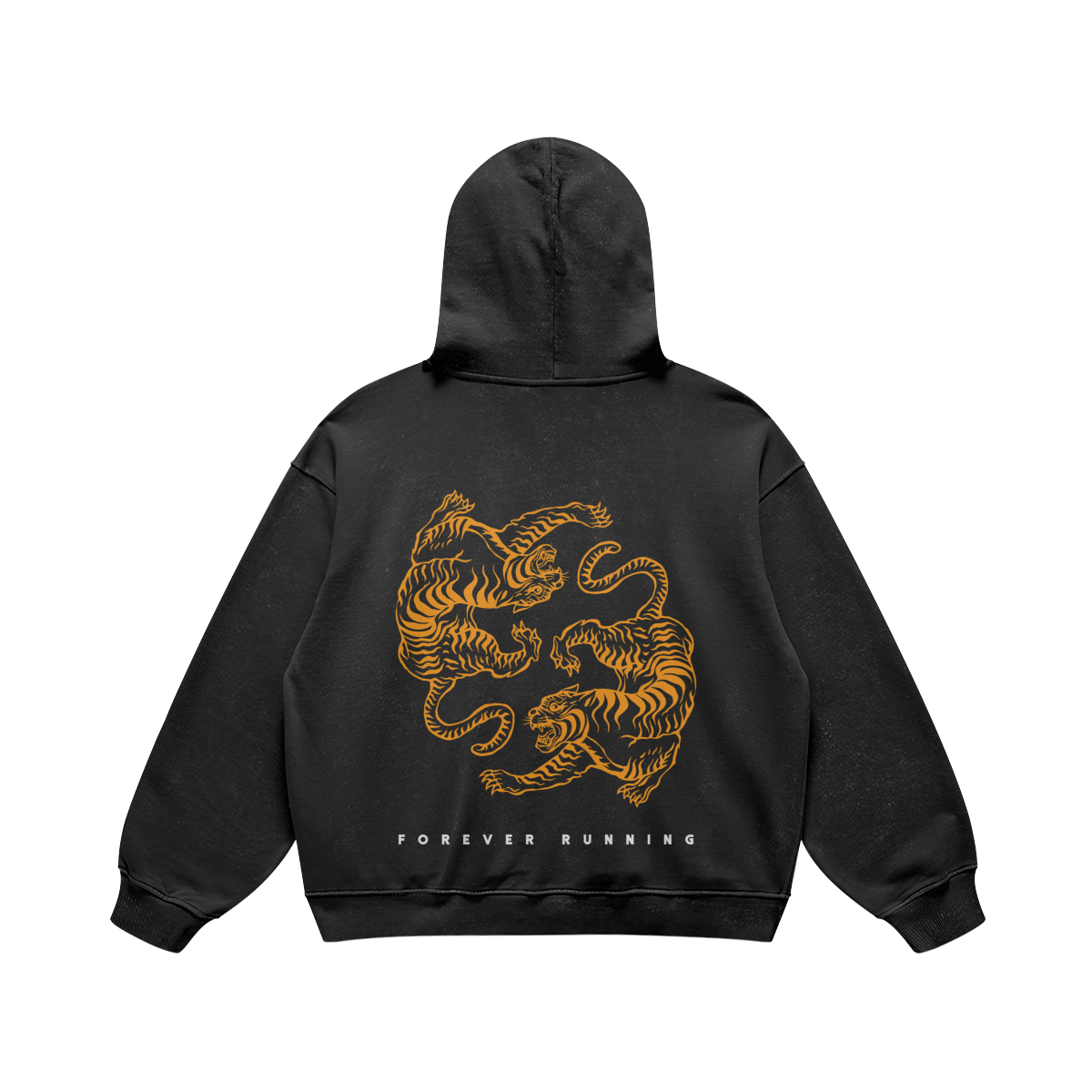 Forever Running 25 Oversized Retro Hoodie